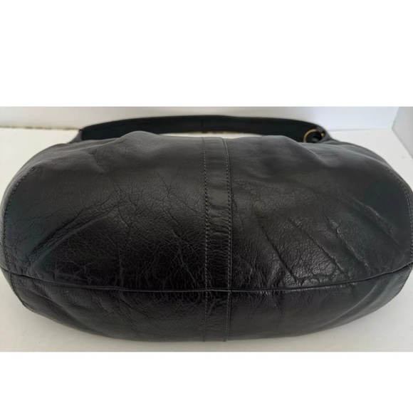 Coach Black Pleated Leather Ergo Hobo Bag - Picture 4 of 8